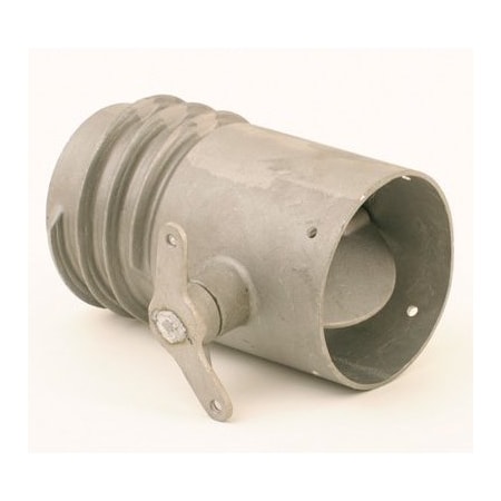 Crushproof Tubing DUCT CONNECTR W/DAMPER 5" CTOC50D